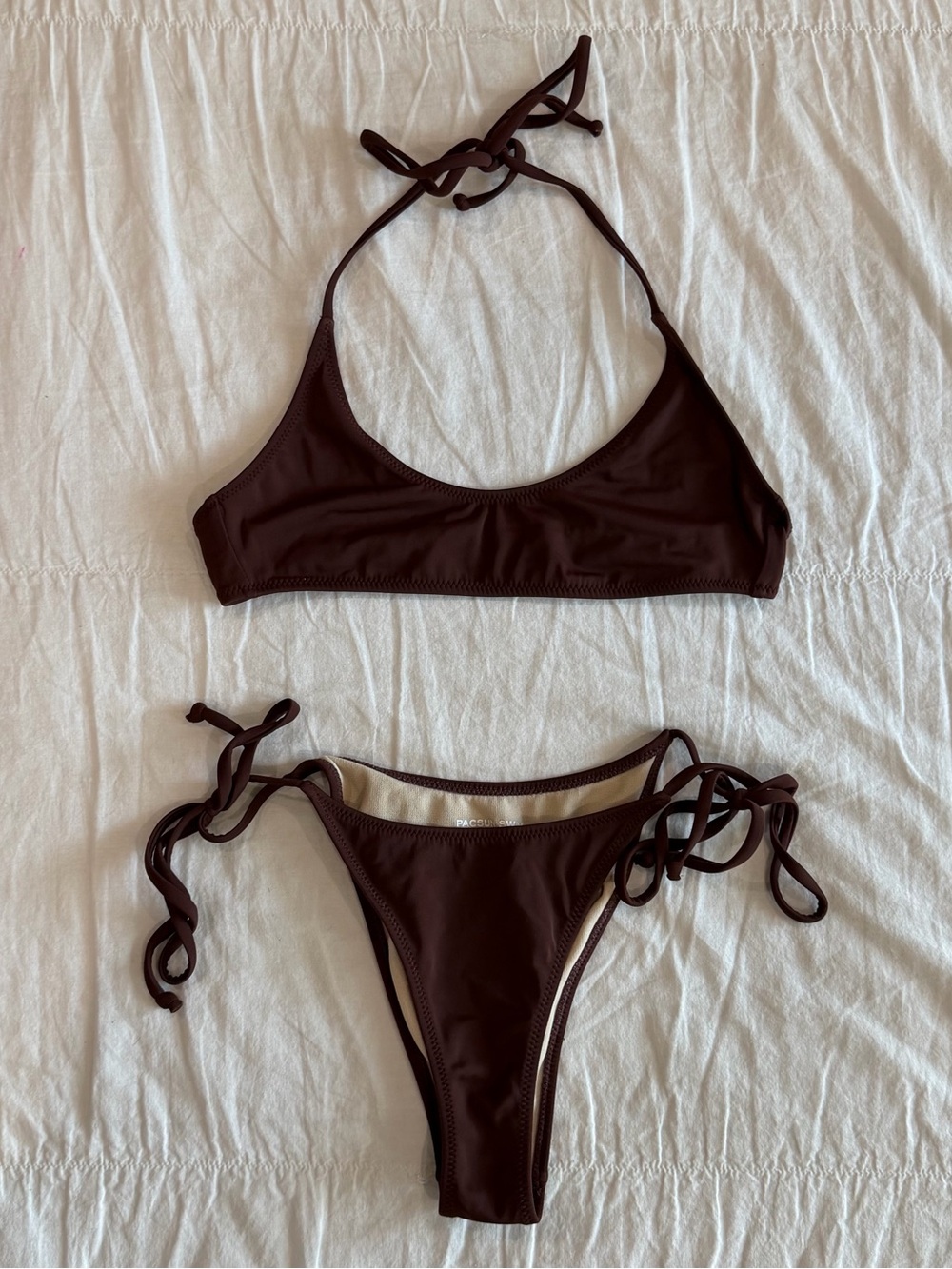 Pacsun Brown Bikini Set